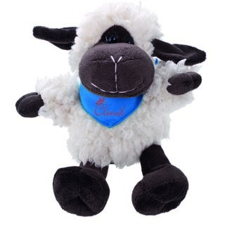 Black sheep with neckerchief suitable for printing (neckerchief packed separately)